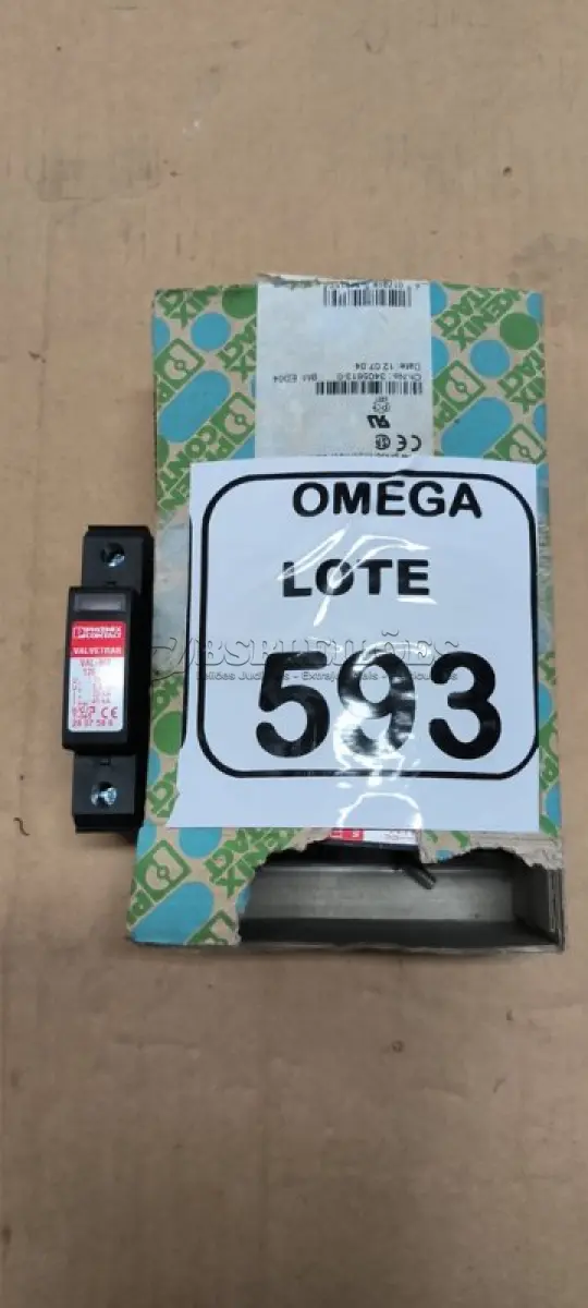 LOTE 593 - 05 DPS CLASSE 2 - MONOPOLAR 40KA IP20. (NO ESTADO EM QUE SE ENCONTRA. SUJEITO A AVARIAS OCULTAS/VISÍVEIS.)