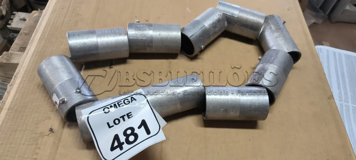 LOTE 481 - 10 LUVAS DE EMENDA SEM ROSCA - 200-112-X. (NO ESTADO EM QUE SE ENCONTRA. SUJEITO A AVARIAS OCULTAS/VISÍVEIS.)