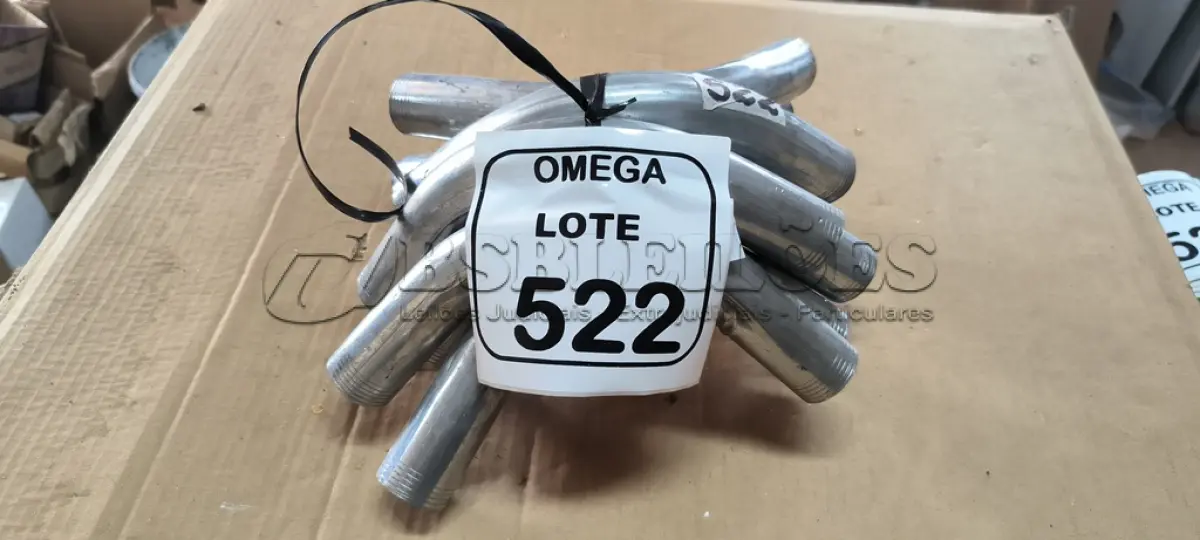 LOTE 522 - 08 CURVAS LONGA PARA ELETRODUTO 1". (NO ESTADO EM QUE SE ENCONTRA. SUJEITO A AVARIAS OCULTAS/VISÍVEIS.)