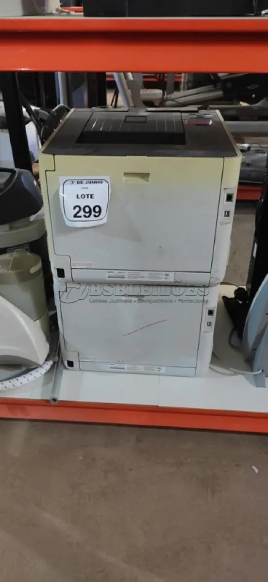 LOTE 299 - 02 IMPRESSORAS MODELO HL-41 MARCA BROTHER. (NO ESTADO) ATENÇÃO! FAZER A VISITAÇÃO ANTES DE ARREMATAR, NÃO SABEMOS SE FUNCIONA, LEILÃO NÃO TEM GARANTIA E NEM DEVOLUÇÃO, SUJEITO A POSSÍVEIS AVARIAS VISÍVEIS/OCULTAS E/OU AUSÊNCIA DE COMPONENTES.