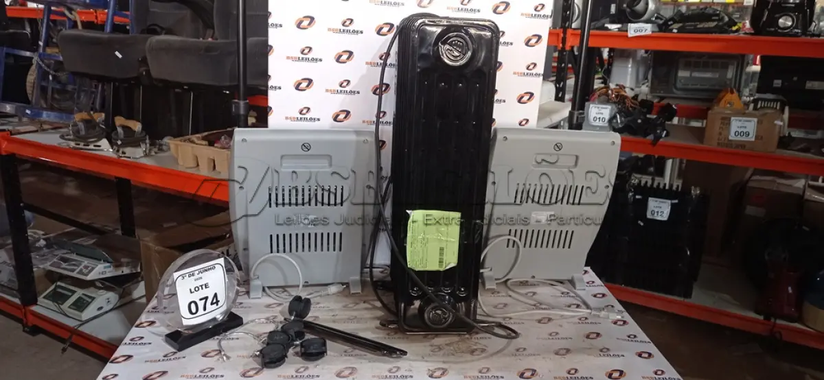 LOTE 074 - 03 AQUECEDORES 220V MODELOS DIVERSOS MARCA MONDIAL. (NO ESTADO) ATENÇÃO! FAZER A VISITAÇÃO ANTES DE ARREMATAR, NÃO SABEMOS SE FUNCIONA, LEILÃO NÃO TEM GARANTIA E NEM DEVOLUÇÃO, SUJEITO A POSSÍVEIS AVARIAS VISÍVEIS/OCULTAS E/OU AUSÊNCIA DE COMPONENTES.