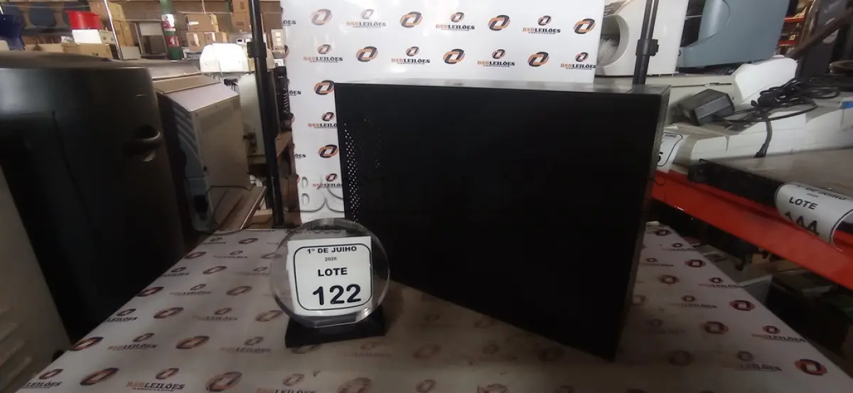 LOTE 122 - 01 NOBREAK DE 1684VA MARCA SMS. (NO ESTADO) ATENÇÃO! FAZER A VISITAÇÃO ANTES DE ARREMATAR, NÃO SABEMOS SE FUNCIONA, LEILÃO NÃO TEM GARANTIA E NEM DEVOLUÇÃO, SUJEITO A POSSÍVEIS AVARIAS VISÍVEIS/OCULTAS E/OU AUSÊNCIA DE COMPONENTES.