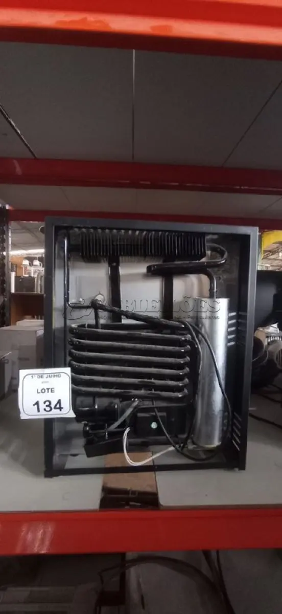 LOTE 134 - 01 FRIGOBAR 220V. (NO ESTADO) ATENÇÃO! FAZER A VISITAÇÃO ANTES DE ARREMATAR, NÃO SABEMOS SE FUNCIONA, LEILÃO NÃO TEM GARANTIA E NEM DEVOLUÇÃO, SUJEITO A POSSÍVEIS AVARIAS VISÍVEIS/OCULTAS E/OU AUSÊNCIA DE COMPONENTES.