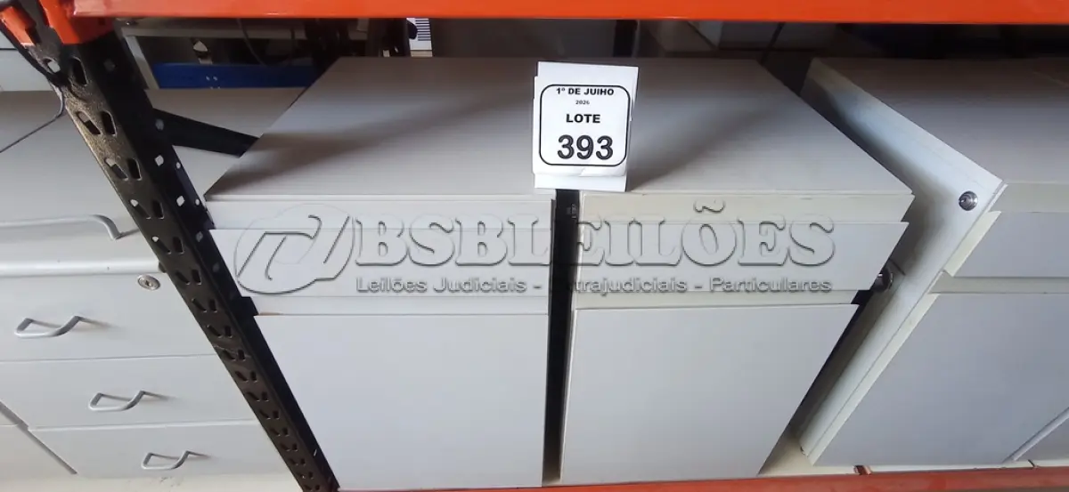 LOTE 393 - 02 ARMÁRIOS PARA CPU COM 01 PORTA E 01 GAVETA. (NO ESTADO) ATENÇÃO! FAZER A VISITAÇÃO ANTES DE ARREMATAR, NÃO SABEMOS SE FUNCIONA, LEILÃO NÃO TEM GARANTIA E NEM DEVOLUÇÃO, SUJEITO A POSSÍVEIS AVARIAS VISÍVEIS/OCULTAS E/OU AUSÊNCIA DE COMPONENTES.