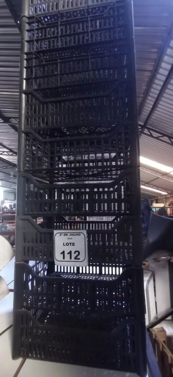 LOTE 112 - 10 CESTAS ORGANIZADORAS. (NO ESTADO) ATENÇÃO! FAZER A VISITAÇÃO ANTES DE ARREMATAR, NÃO SABEMOS SE FUNCIONA, LEILÃO NÃO TEM GARANTIA E NEM DEVOLUÇÃO, SUJEITO A POSSÍVEIS AVARIAS VISÍVEIS/OCULTAS E/OU AUSÊNCIA DE COMPONENTES.