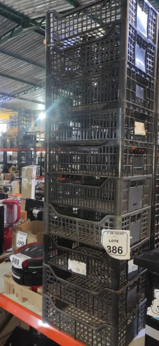 LOTE 386 - 10 CESTAS ORGANIZADORAS. (NO ESTADO) ATENÇÃO! FAZER A VISITAÇÃO ANTES DE ARREMATAR, NÃO SABEMOS SE FUNCIONA, LEILÃO NÃO TEM GARANTIA E NEM DEVOLUÇÃO, SUJEITO A POSSÍVEIS AVARIAS VISÍVEIS/OCULTAS E/OU AUSÊNCIA DE COMPONENTES.