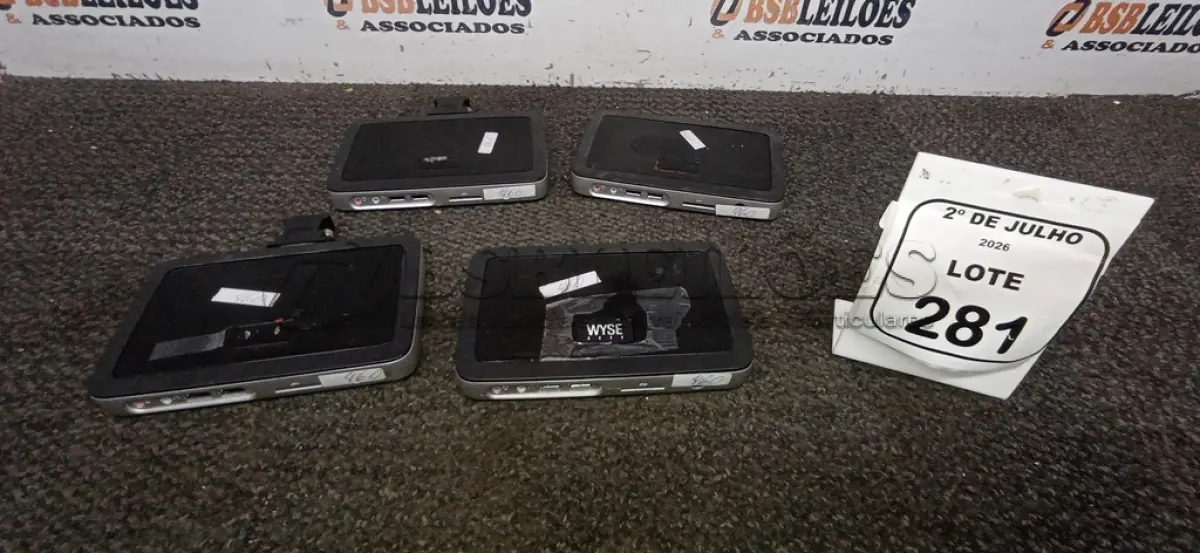 LOTE 281 - 04 MINIS COMPUTADORES TERMINAIS MARCA WYSE SEM FONTE. (NO ESTADO) ATENÇÃO! FAZER A VISITAÇÃO ANTES DE ARREMATAR, NÃO SABEMOS SE FUNCIONA, LEILÃO NÃO TEM GARANTIA E NEM DEVOLUÇÃO, SUJEITO A POSSÍVEIS AVARIAS VISÍVEIS/OCULTAS E/OU AUSÊNCIA DE COMPONENTES.
