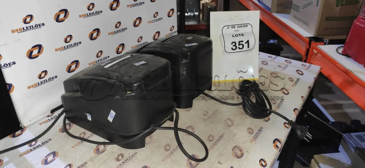 LOTE 351 - 02 IMPRESSORAS TÉRMICAS. (NO ESTADO) ATENÇÃO! FAZER A VISITAÇÃO ANTES DE ARREMATAR, NÃO SABEMOS SE FUNCIONA, LEILÃO NÃO TEM GARANTIA E NEM DEVOLUÇÃO, SUJEITO A POSSÍVEIS AVARIAS VISÍVEIS/OCULTAS E/OU AUSÊNCIA DE COMPONENTES.
