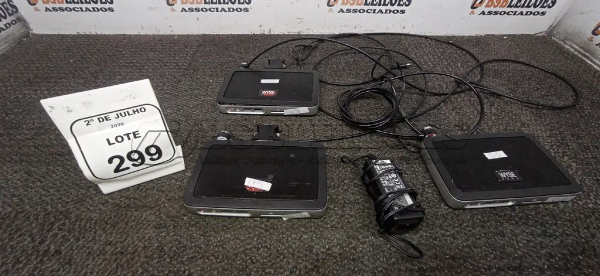 LOTE 299 - 03 MINIS COMPUTADORES TERMINAIS MARCA WYSE. (NO ESTADO) ATENÇÃO! FAZER A VISITAÇÃO ANTES DE ARREMATAR, NÃO SABEMOS SE FUNCIONA, LEILÃO NÃO TEM GARANTIA E NEM DEVOLUÇÃO, SUJEITO A POSSÍVEIS AVARIAS VISÍVEIS/OCULTAS E/OU AUSÊNCIA DE COMPONENTES.
