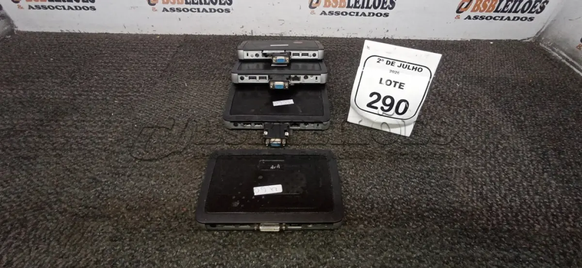LOTE 290 - 04 MINIS COMPUTADORES TERMINAIS MARCA WYSE SEM FONTE. (NO ESTADO) ATENÇÃO! FAZER A VISITAÇÃO ANTES DE ARREMATAR, NÃO SABEMOS SE FUNCIONA, LEILÃO NÃO TEM GARANTIA E NEM DEVOLUÇÃO, SUJEITO A POSSÍVEIS AVARIAS VISÍVEIS/OCULTAS E/OU AUSÊNCIA DE COMPONENTES.