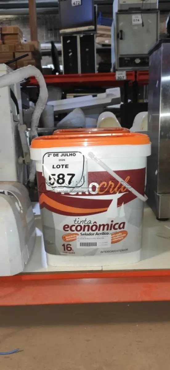 LOTE 587 - 01 BALDE DE SELADOR 16L MARCA RENOCRIL. (NO ESTADO) ATENÇÃO! FAZER A VISITAÇÃO ANTES DE ARREMATAR, NÃO SABEMOS SE FUNCIONA, LEILÃO NÃO TEM GARANTIA E NEM DEVOLUÇÃO, SUJEITO A POSSÍVEIS AVARIAS VISÍVEIS/OCULTAS E/OU AUSÊNCIA DE COMPONENTES.