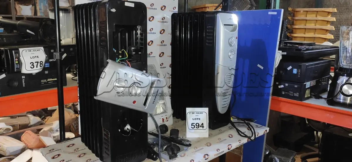 LOTE 594 - 03 AQUECEDORES MARCA MONDIAL. (NO ESTADO) ATENÇÃO! FAZER A VISITAÇÃO ANTES DE ARREMATAR, NÃO SABEMOS SE FUNCIONA, LEILÃO NÃO TEM GARANTIA E NEM DEVOLUÇÃO, SUJEITO A POSSÍVEIS AVARIAS VISÍVEIS/OCULTAS E/OU AUSÊNCIA DE COMPONENTES.