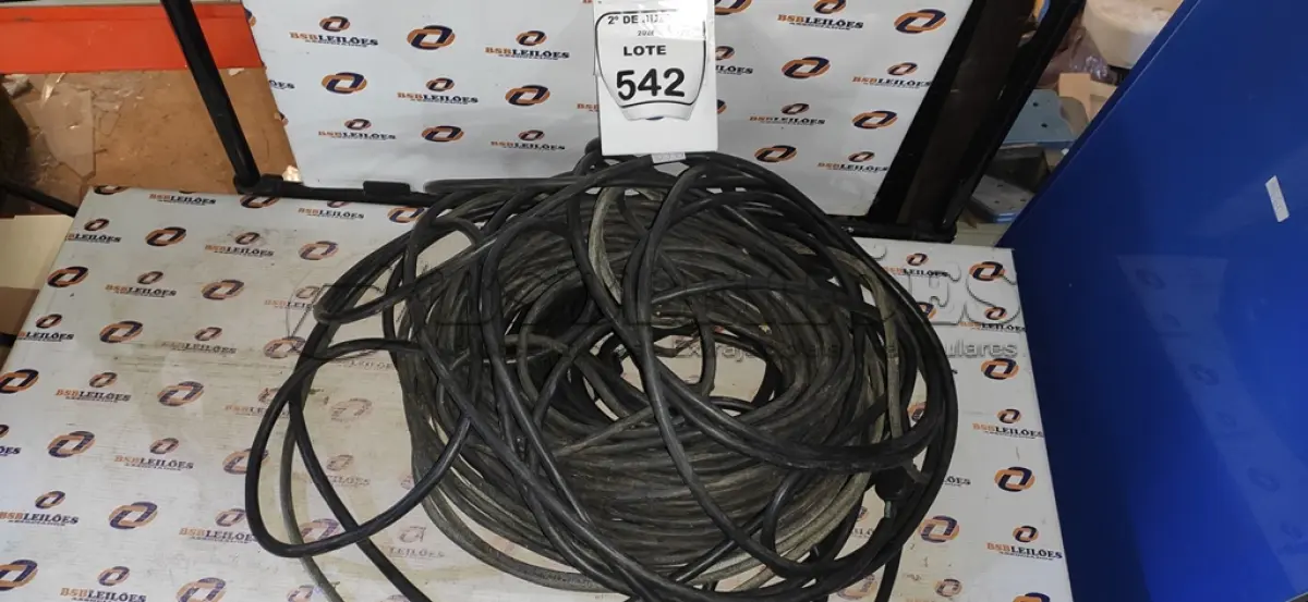 LOTE 542 - 01 EXTENSÃO ELÉTRICA. (NO ESTADO) ATENÇÃO! FAZER A VISITAÇÃO ANTES DE ARREMATAR, NÃO SABEMOS SE FUNCIONA, LEILÃO NÃO TEM GARANTIA E NEM DEVOLUÇÃO, SUJEITO A POSSÍVEIS AVARIAS VISÍVEIS/OCULTAS E/OU AUSÊNCIA DE COMPONENTES.