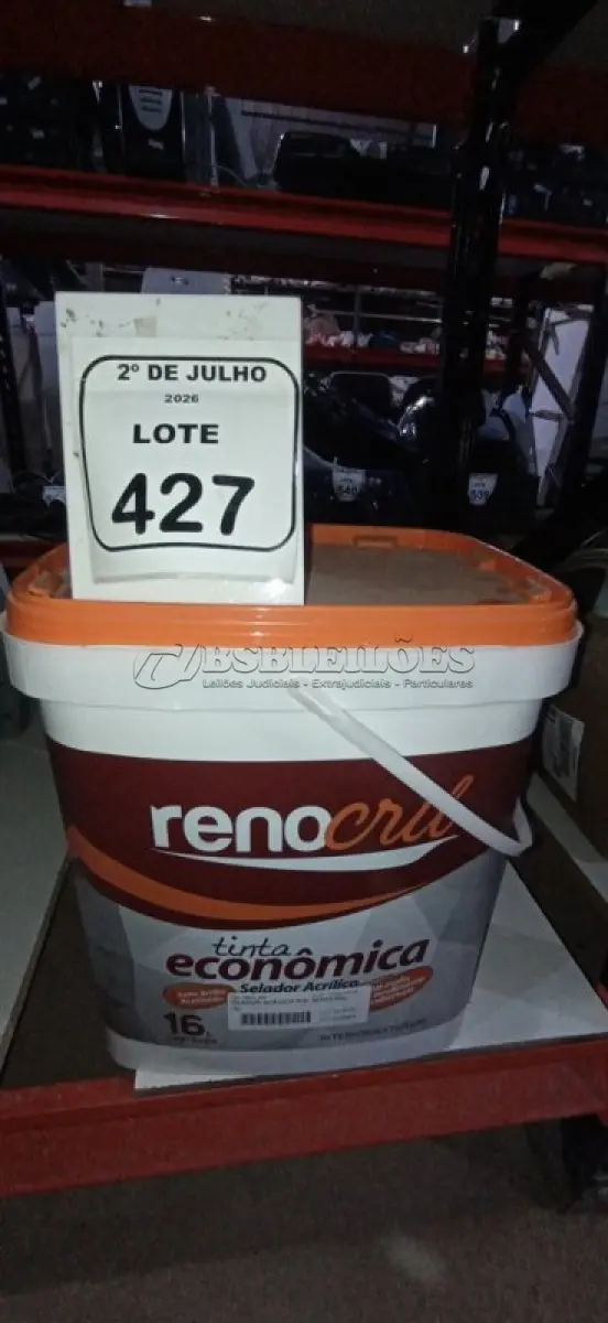 LOTE 427 - 01 BALDE DE SELADOR 16L MARCA RENOCRIL. (NO ESTADO) ATENÇÃO! FAZER A VISITAÇÃO ANTES DE ARREMATAR, NÃO SABEMOS SE FUNCIONA, LEILÃO NÃO TEM GARANTIA E NEM DEVOLUÇÃO, SUJEITO A POSSÍVEIS AVARIAS VISÍVEIS/OCULTAS E/OU AUSÊNCIA DE COMPONENTES.