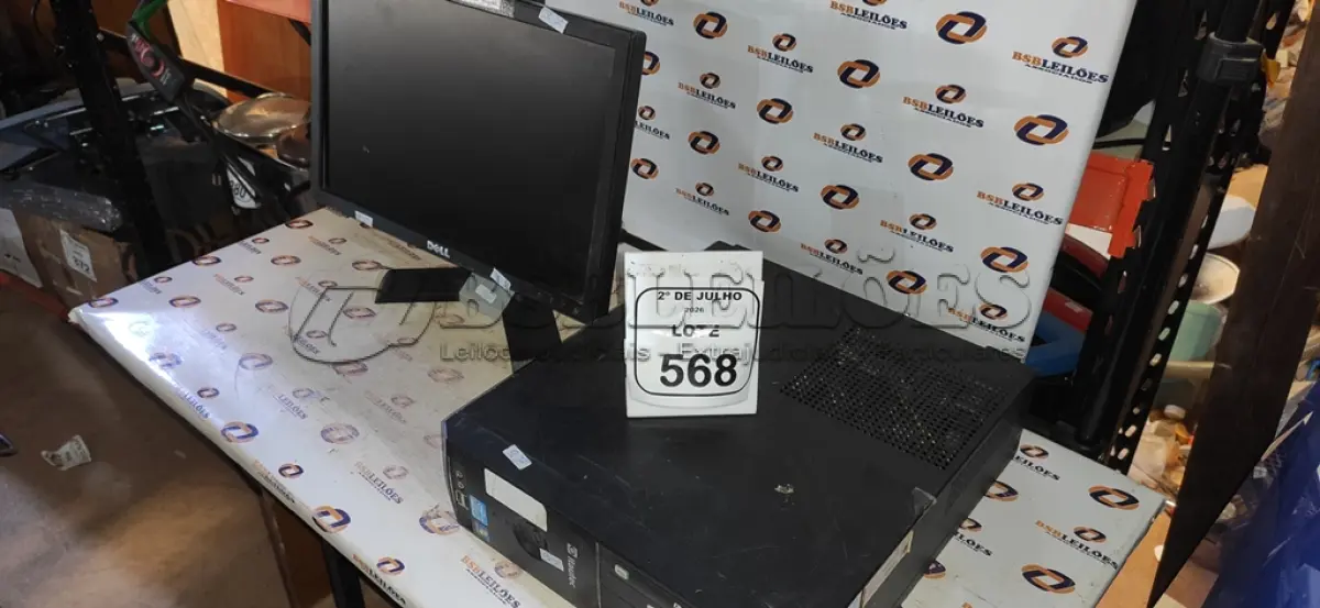 LOTE 568 - 01 MONITOR MARCA DELL E 01 CPU MARCA ITAUTEC. (NO ESTADO) ATENÇÃO! FAZER A VISITAÇÃO ANTES DE ARREMATAR, NÃO SABEMOS SE FUNCIONA, LEILÃO NÃO TEM GARANTIA E NEM DEVOLUÇÃO, SUJEITO A POSSÍVEIS AVARIAS VISÍVEIS/OCULTAS E/OU AUSÊNCIA DE COMPONENTES.
