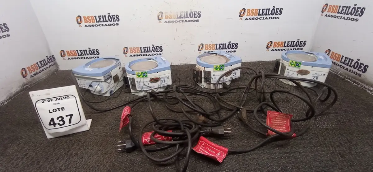 LOTE 437 - 05 UMIDIFICADORES AQUECIDO MODELO MISTY 3 MARCA INTERMED. (NO ESTADO) ATENÇÃO! FAZER A VISITAÇÃO ANTES DE ARREMATAR, NÃO SABEMOS SE FUNCIONA, LEILÃO NÃO TEM GARANTIA E NEM DEVOLUÇÃO, SUJEITO A POSSÍVEIS AVARIAS VISÍVEIS/OCULTAS E/OU AUSÊNCIA DE COMPONENTES.