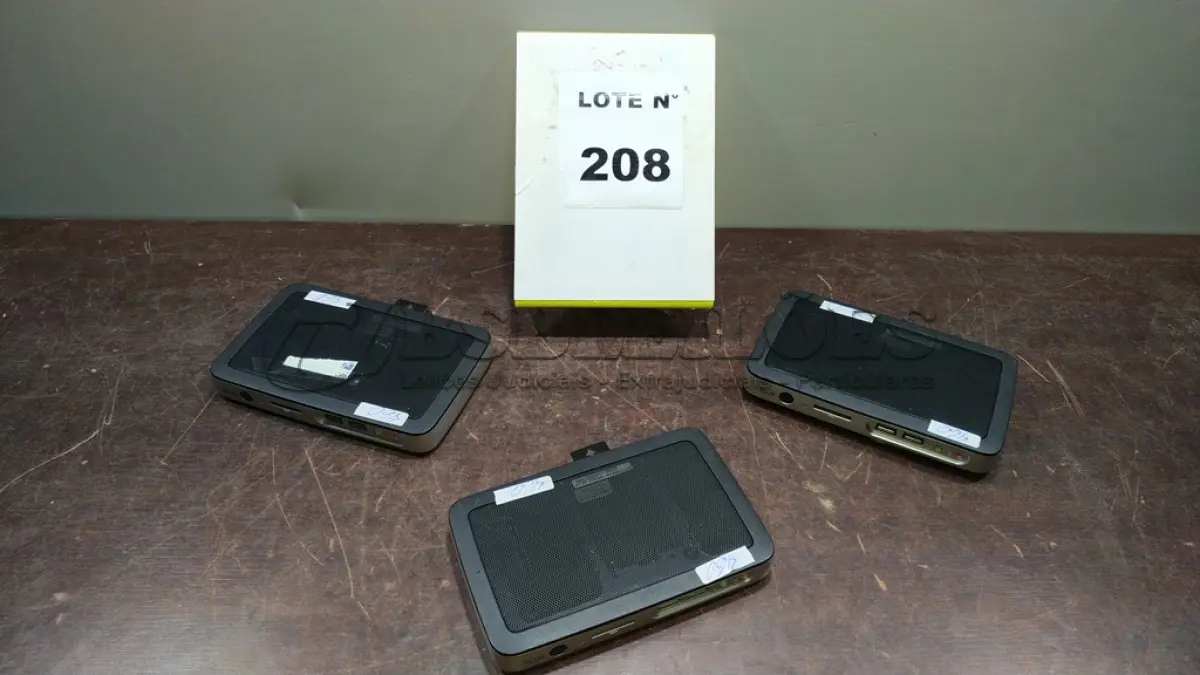 LOTE 208 -  03 MINIS PC WYSE. (NO ESTADO, NÃO SABEMOS SE FUNCIONA. LEILÃO NÃO TEM GARANTIA E NEM DEVOLUÇÃO, SUJEITO A POSSÍVEIS AVARIAS VISÍVEIS/OCULTAS E/OU AUSÊNCIA DE COMPONENTES)