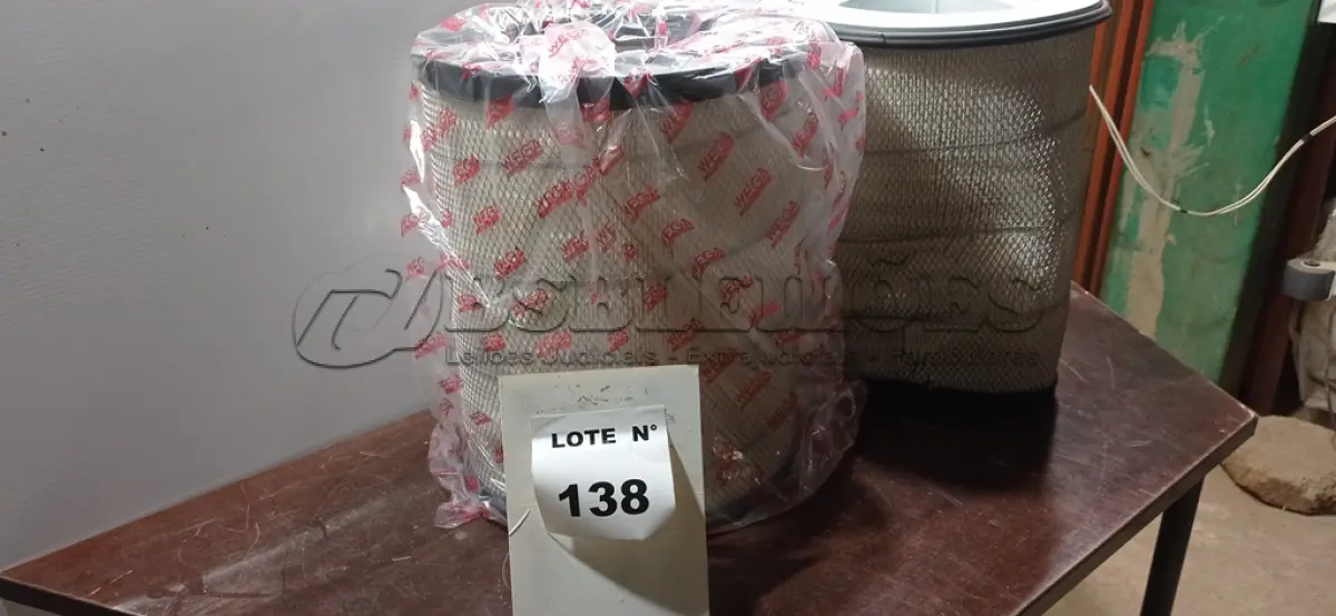 LOTE 138 - 02 FILTROS DE AR PARA WEGA MODELO WAP 604. (NO ESTADO, NÃO SABEMOS SE FUNCIONA. LEILÃO NÃO TEM GARANTIA E NEM DEVOLUÇÃO, SUJEITO A POSSÍVEIS AVARIAS VISÍVEIS/OCULTAS E/OU AUSÊNCIA DE COMPONENTES)