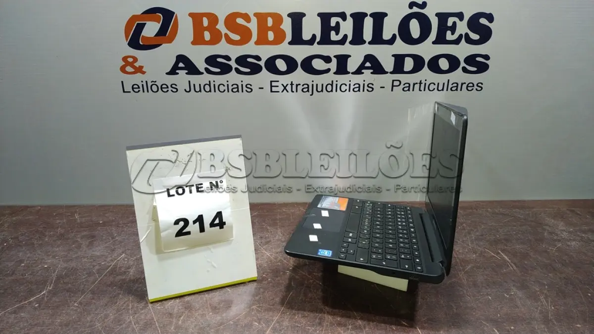 LOTE 214 - 01 CROMEBOOK LINHA CONNECT MEMORIA 2GB, 16GB E.MMC TELA DE 11.6’’ MARCA SAMSUNG SEM FONTE. (NO ESTADO) ATENÇÃO! FAZER A VISITAÇÃO ANTES DE ARREMATAR, NÃO SABEMOS SE FUNCIONA, LEILÃO NÃO TEM GARANTIA E NEM DEVOLUÇÃO, SUJEITO A POSSÍVEIS AVARIAS VISÍVEIS/OCULTAS E/OU AUSÊNCIA DE COMPONENTES.