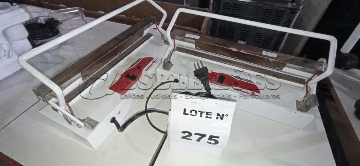 LOTE 275 -  02 SELADORAS SULPACK (NO ESTADO, NÃO SABEMOS SE FUNCIONA. LEILÃO NÃO TEM GARANTIA E NEM DEVOLUÇÃO, SUJEITO A POSSÍVEIS AVARIAS VISÍVEIS/OCULTAS E/OU AUSÊNCIA DE COMPONENTES)