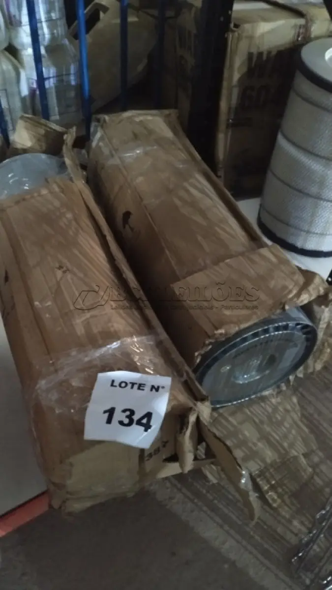 LOTE 134 - 02 FILTROS DE AR PARA MAQUINÁRIO PESADO UNIFILCER UAH3826P. (NO ESTADO, NÃO SABEMOS SE FUNCIONA. LEILÃO NÃO TEM GARANTIA E NEM DEVOLUÇÃO, SUJEITO A POSSÍVEIS AVARIAS VISÍVEIS/OCULTAS E/OU AUSÊNCIA DE COMPONENTES)