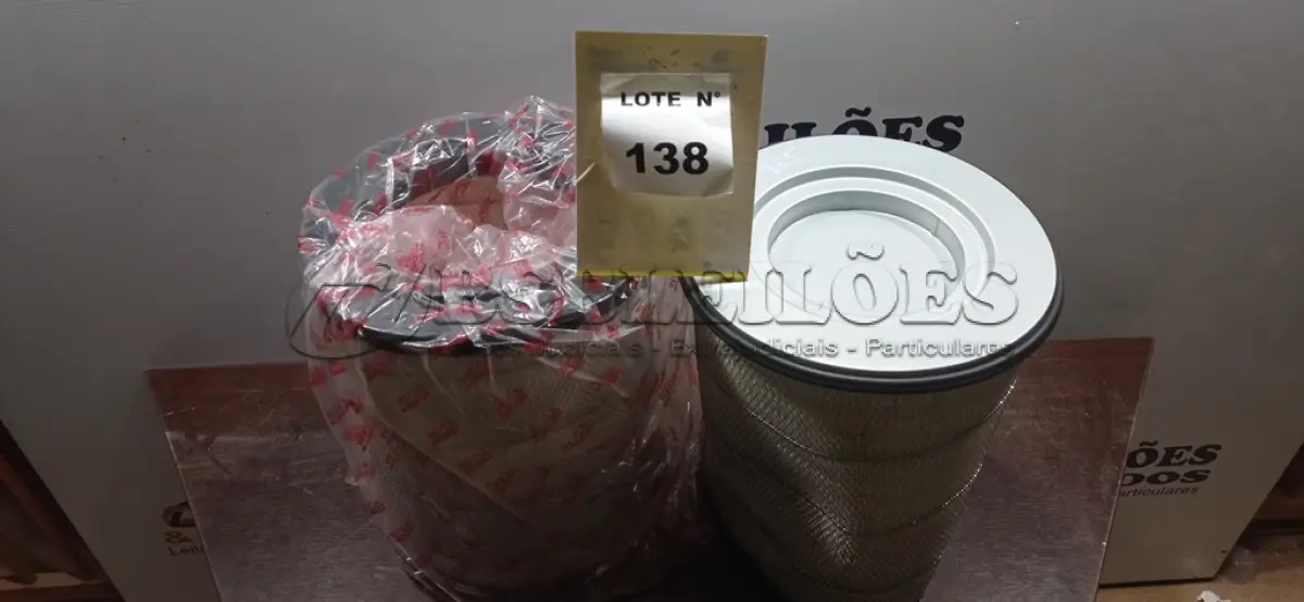 LOTE 138 - 02 FILTROS DE AR PARA WEGA MODELO WAP 604. (NO ESTADO, NÃO SABEMOS SE FUNCIONA. LEILÃO NÃO TEM GARANTIA E NEM DEVOLUÇÃO, SUJEITO A POSSÍVEIS AVARIAS VISÍVEIS/OCULTAS E/OU AUSÊNCIA DE COMPONENTES)