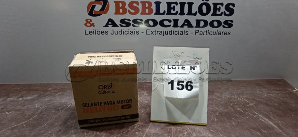 LOTE 156 - 12 BISNAGAS DE ADESIVO DE SILICONE NEUTRO DE 70G MARCA ORBI QUÍMICA. (NO ESTADO) ATENÇÃO! FAZER A VISITAÇÃO ANTES DE ARREMATAR, NÃO SABEMOS SE FUNCIONA, LEILÃO NÃO TEM GARANTIA E NEM DEVOLUÇÃO, SUJEITO A POSSÍVEIS AVARIAS VISÍVEIS/OCULTAS E/OU AUSÊNCIA DE COMPONENTES.