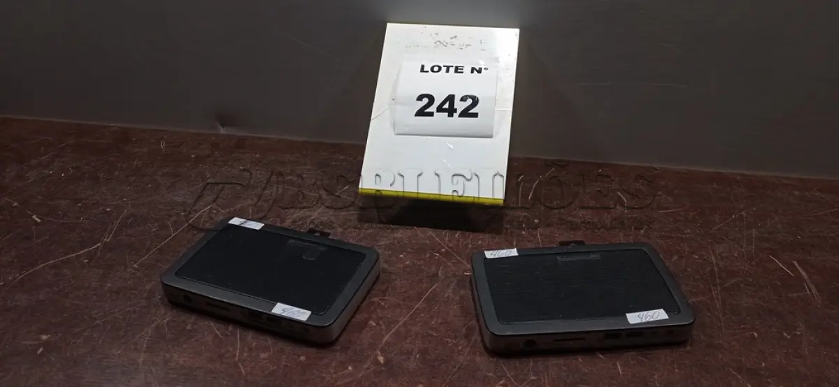 LOTE 242 - 03 MINIS PC WYSE. (NO ESTADO, NÃO SABEMOS SE FUNCIONA. LEILÃO NÃO TEM GARANTIA E NEM DEVOLUÇÃO, SUJEITO A POSSÍVEIS AVARIAS VISÍVEIS/OCULTAS E/OU AUSÊNCIA DE COMPONENTES)