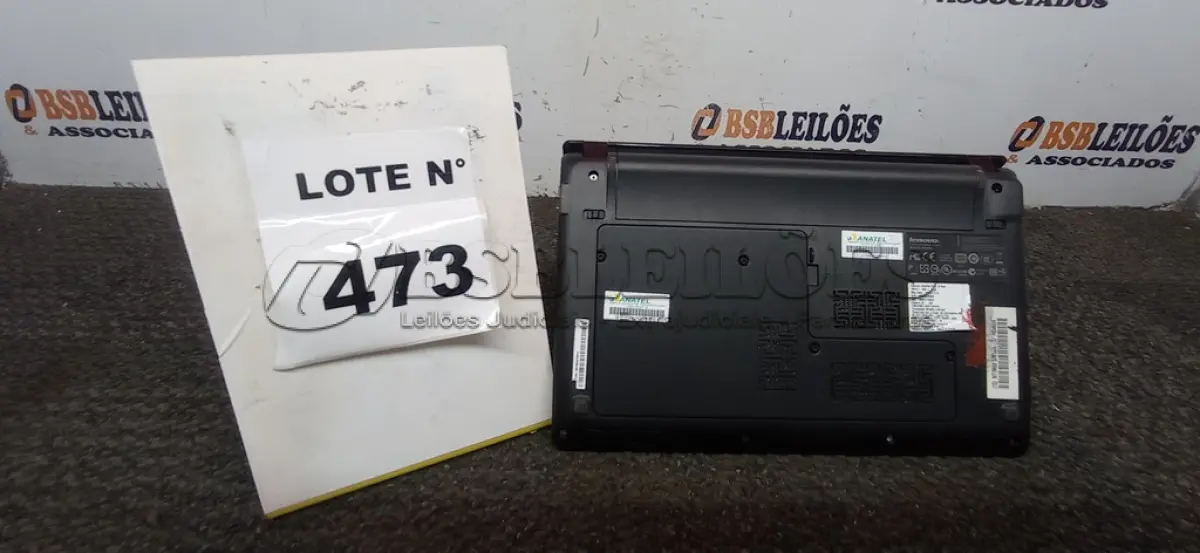 LOTE 473 - 01 NETEBOOK LENOVO SEM FONTE. (NO ESTADO) ATENÇÃO! FAZER A VISITAÇÃO ANTES DE ARREMATAR, NÃO SABEMOS SE FUNCIONA, LEILÃO NÃO TEM GARANTIA E NEM DEVOLUÇÃO, SUJEITO A POSSÍVEIS AVARIAS VISÍVEIS/OCULTAS E/OU AUSÊNCIA DE COMPONENTES.