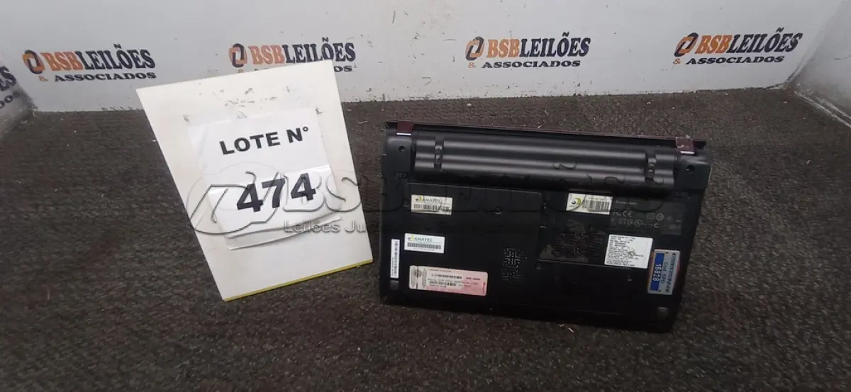 LOTE 474 -  01 NETEBOOK LENOVO SEM FONTE. (NO ESTADO) ATENÇÃO! FAZER A VISITAÇÃO ANTES DE ARREMATAR, NÃO SABEMOS SE FUNCIONA, LEILÃO NÃO TEM GARANTIA E NEM DEVOLUÇÃO, SUJEITO A POSSÍVEIS AVARIAS VISÍVEIS/OCULTAS E/OU AUSÊNCIA DE COMPONENTES.