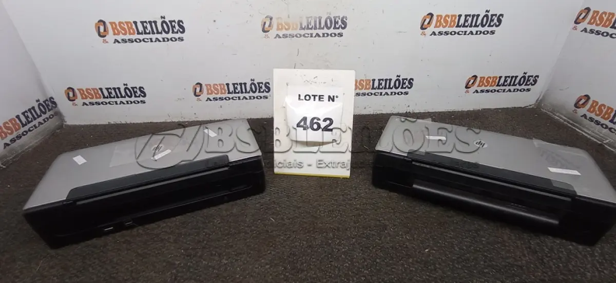 LOTE 462 -  02 IMPRESSORAS HP OFFICEJET 100 MOBILI PRINTER.  (NO ESTADO) ATENÇÃO! FAZER A VISITAÇÃO ANTES DE ARREMATAR, NÃO SABEMOS SE FUNCIONA, LEILÃO NÃO TEM GARANTIA E NEM DEVOLUÇÃO, SUJEITO A POSSÍVEIS AVARIAS VISÍVEIS/OCULTAS E/OU AUSÊNCIA DE COMPONENTES.