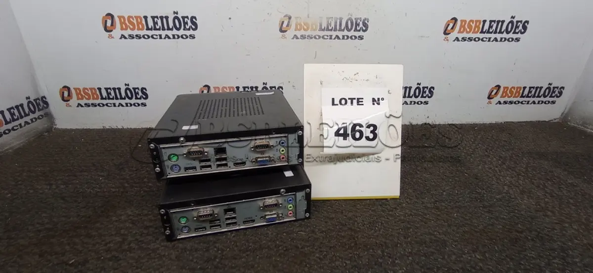 LOTE 463 -  02 MINIS CPU ELGIN. (NO ESTADO) ATENÇÃO! FAZER A VISITAÇÃO ANTES DE ARREMATAR, NÃO SABEMOS SE FUNCIONA, LEILÃO NÃO TEM GARANTIA E NEM DEVOLUÇÃO, SUJEITO A POSSÍVEIS AVARIAS VISÍVEIS/OCULTAS E/OU AUSÊNCIA DE COMPONENTES.