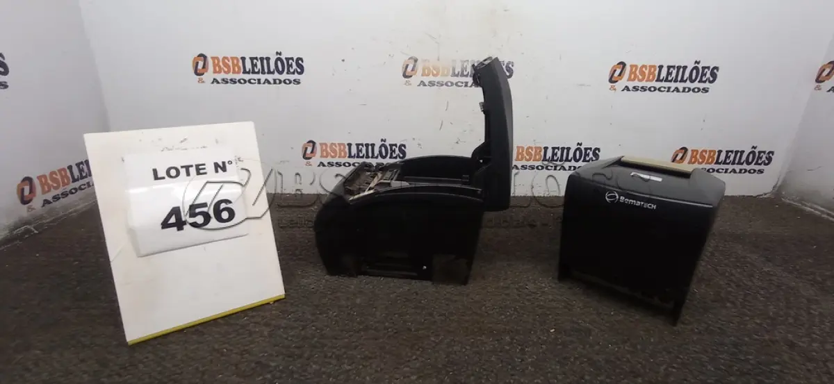 LOTE 456 - 02 IMPRESSORAS TÊRMICAS BEMATECH.  (NO ESTADO) ATENÇÃO! FAZER A VISITAÇÃO ANTES DE ARREMATAR, NÃO SABEMOS SE FUNCIONA, LEILÃO NÃO TEM GARANTIA E NEM DEVOLUÇÃO, SUJEITO A POSSÍVEIS AVARIAS VISÍVEIS/OCULTAS E/OU AUSÊNCIA DE COMPONENTES.