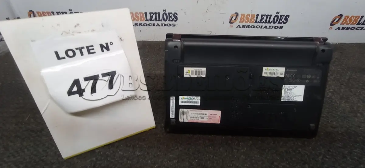 LOTE 477 -  01 NETEBOOK LENOVO SEM FONTE. (NO ESTADO) ATENÇÃO! FAZER A VISITAÇÃO ANTES DE ARREMATAR, NÃO SABEMOS SE FUNCIONA, LEILÃO NÃO TEM GARANTIA E NEM DEVOLUÇÃO, SUJEITO A POSSÍVEIS AVARIAS VISÍVEIS/OCULTAS E/OU AUSÊNCIA DE COMPONENTES.