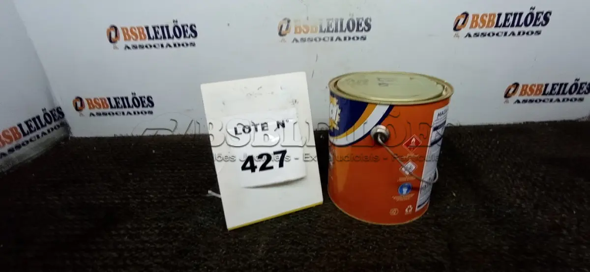 LOTE 427 -  01 LATA DE 2,80KG DE ADESIVO DE CONTATO.  (NO ESTADO) ATENÇÃO! FAZER A VISITAÇÃO ANTES DE ARREMATAR, NÃO SABEMOS SE FUNCIONA, LEILÃO NÃO TEM GARANTIA E NEM DEVOLUÇÃO, SUJEITO A POSSÍVEIS AVARIAS VISÍVEIS/OCULTAS E/OU AUSÊNCIA DE COMPONENTES.
