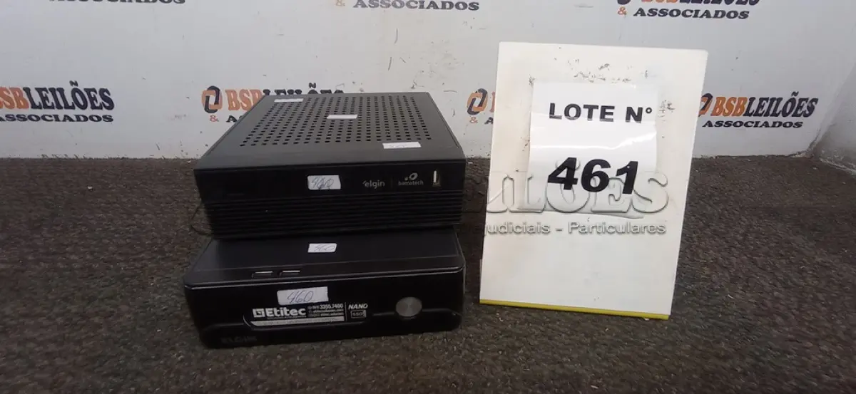 LOTE 461 -  02 MINIS CPU ELGIN. (NO ESTADO) ATENÇÃO! FAZER A VISITAÇÃO ANTES DE ARREMATAR, NÃO SABEMOS SE FUNCIONA, LEILÃO NÃO TEM GARANTIA E NEM DEVOLUÇÃO, SUJEITO A POSSÍVEIS AVARIAS VISÍVEIS/OCULTAS E/OU AUSÊNCIA DE COMPONENTES.