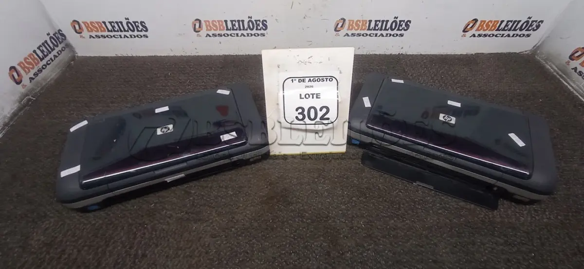LOTE 302 - 02 IMPRESSORAS PORTÁTEIS MODELO OFFICEJET H470. (NO ESTADO) ATENÇÃO! FAZER A VISITAÇÃO ANTES DE ARREMATAR, NÃO SABEMOS SE FUNCIONA, LEILÃO NÃO TEM GARANTIA E NEM DEVOLUÇÃO, SUJEITO A POSSÍVEIS AVARIAS VISÍVEIS/OCULTAS E/OU AUSÊNCIA DE COMPONENTES.
