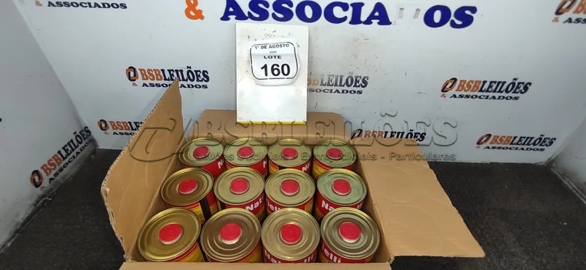 LOTE 160 - 01 CAIXA COM 12 REMOVEDORES DE TINTAS E TEXTURAS DE 900ML CADA. (NO ESTADO) ATENÇÃO! FAZER A VISITAÇÃO ANTES DE ARREMATAR, NÃO SABEMOS SE FUNCIONA, LEILÃO NÃO TEM GARANTIA E NEM DEVOLUÇÃO, SUJEITO A POSSÍVEIS AVARIAS VISÍVEIS/OCULTAS E/OU AUSÊNCIA DE COMPONENTES.