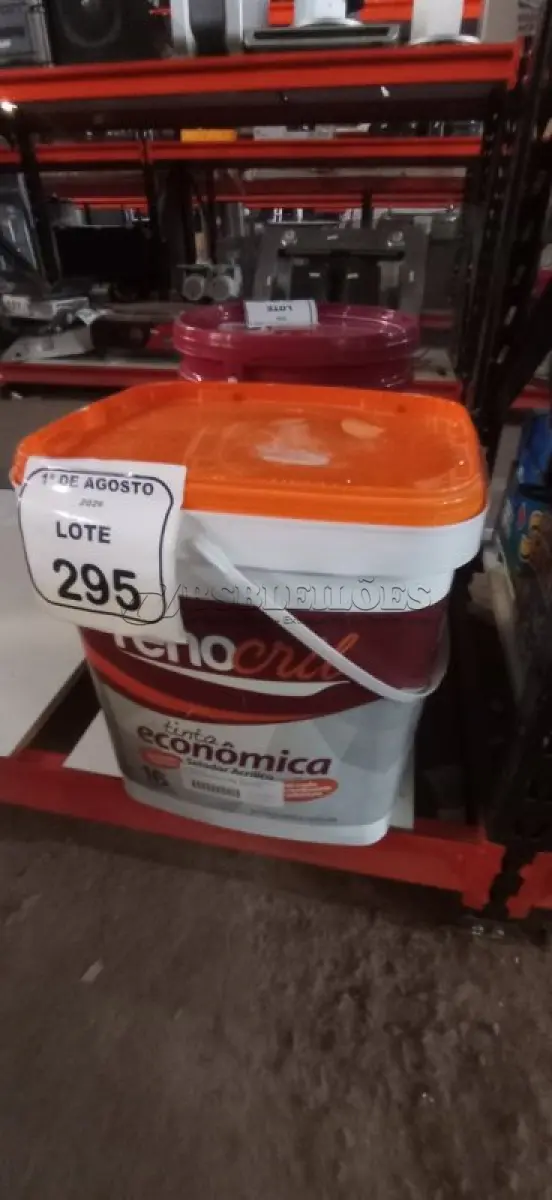 LOTE 295 - 01 BALDE DE SELADOR ACRÍLICO DE 16L MARCA RENOCRIL. (NO ESTADO) ATENÇÃO! FAZER A VISITAÇÃO ANTES DE ARREMATAR, NÃO SABEMOS SE FUNCIONA, LEILÃO NÃO TEM GARANTIA E NEM DEVOLUÇÃO, SUJEITO A POSSÍVEIS AVARIAS VISÍVEIS/OCULTAS E/OU AUSÊNCIA DE COMPONENTES.