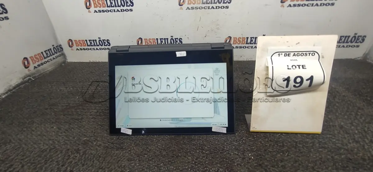 LOTE 191 - 01 CHROMEBOOK MODELO M11CH-PC917. (NO ESTADO) ATENÇÃO! FAZER A VISITAÇÃO ANTES DE ARREMATAR, NÃO SABEMOS SE FUNCIONA, LEILÃO NÃO TEM GARANTIA E NEM DEVOLUÇÃO, SUJEITO A POSSÍVEIS AVARIAS VISÍVEIS/OCULTAS E/OU AUSÊNCIA DE COMPONENTES.