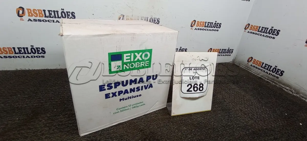 LOTE 268 - 01 CAIXA COM 24 SILICONES ACÉTICO INCOLOR DE 240G CADA MARCA MONUMENTAL. (NO ESTADO) ATENÇÃO! FAZER A VISITAÇÃO ANTES DE ARREMATAR, NÃO SABEMOS SE FUNCIONA, LEILÃO NÃO TEM GARANTIA E NEM DEVOLUÇÃO, SUJEITO A POSSÍVEIS AVARIAS VISÍVEIS/OCULTAS E/OU AUSÊNCIA DE COMPONENTES.