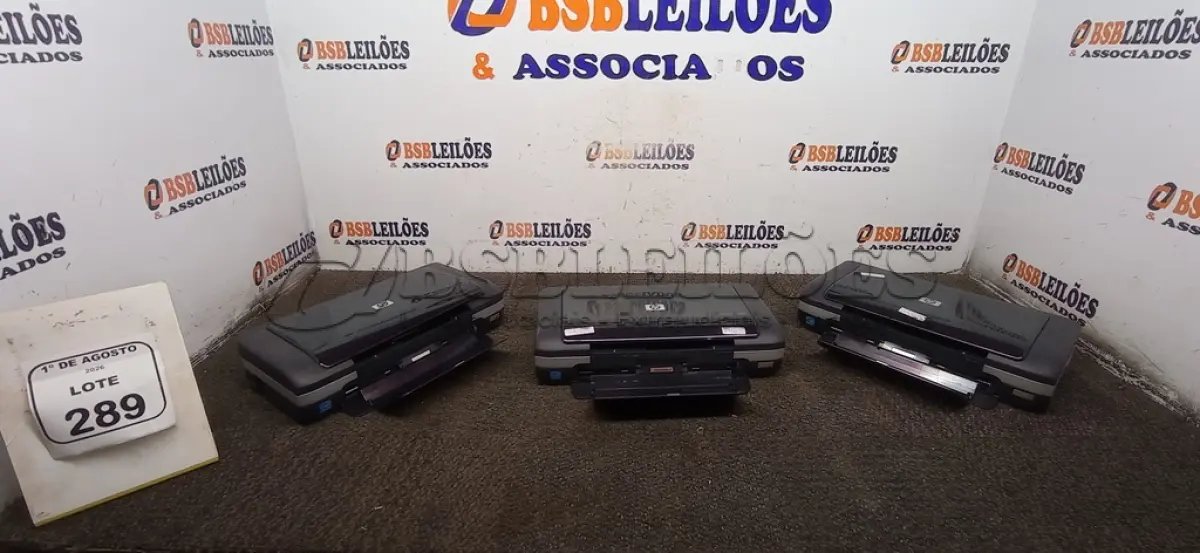 LOTE 289 - 02 IMPRESSORAS PORTÁTEIS MODELO OFFICEJET H470. (NO ESTADO) ATENÇÃO! FAZER A VISITAÇÃO ANTES DE ARREMATAR, NÃO SABEMOS SE FUNCIONA, LEILÃO NÃO TEM GARANTIA E NEM DEVOLUÇÃO, SUJEITO A POSSÍVEIS AVARIAS VISÍVEIS/OCULTAS E/OU AUSÊNCIA DE COMPONENTES.