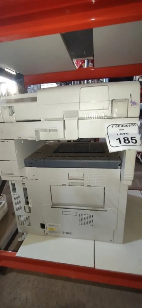 LOTE 185 - 01 IMPRESSORA MULTIFUNCIONAL MODELO MPS5502MB MARCA OKI. (NO ESTADO) ATENÇÃO! FAZER A VISITAÇÃO ANTES DE ARREMATAR, NÃO SABEMOS SE FUNCIONA, LEILÃO NÃO TEM GARANTIA E NEM DEVOLUÇÃO, SUJEITO A POSSÍVEIS AVARIAS VISÍVEIS/OCULTAS E/OU AUSÊNCIA DE COMPONENTES.