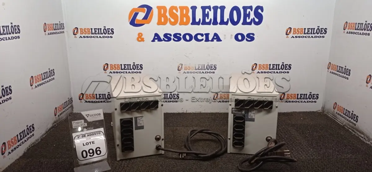 LOTE 096 - 02 ESTABILIZADORES MODELO EVS 2 MARCA TS SHARA. (NO ESTADO) ATENÇÃO! FAZER A VISITAÇÃO ANTES DE ARREMATAR, NÃO SABEMOS SE FUNCIONA, LEILÃO NÃO TEM GARANTIA E NEM DEVOLUÇÃO, SUJEITO A POSSÍVEIS AVARIAS VISÍVEIS/OCULTAS E/OU AUSÊNCIA DE COMPONENTES.