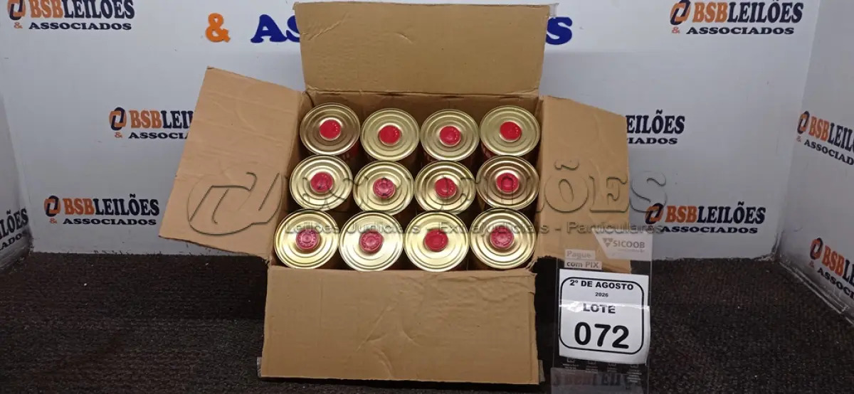 LOTE 072 - 12 LATAS DE REMOVEDORES DE TINTAS E TEXTURA DE 900ML CADA. (NO ESTADO) ATENÇÃO! FAZER A VISITAÇÃO ANTES DE ARREMATAR, NÃO SABEMOS SE FUNCIONA, LEILÃO NÃO TEM GARANTIA E NEM DEVOLUÇÃO, SUJEITO A POSSÍVEIS AVARIAS VISÍVEIS/OCULTAS E/OU AUSÊNCIA DE COMPONENTES.