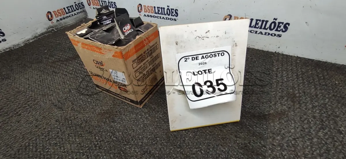 LOTE 035 - 12 BISNAGAS DE ADESIVO DE SILICONE NEUTRO PARA ALTAS TEMPERATURAS DE 70G MARCA ORBI QUÍMICA. (NO ESTADO) ATENÇÃO! FAZER A VISITAÇÃO ANTES DE ARREMATAR, NÃO SABEMOS SE FUNCIONA, LEILÃO NÃO TEM GARANTIA E NEM DEVOLUÇÃO, SUJEITO A POSSÍVEIS AVARIAS VISÍVEIS/OCULTAS E/OU AUSÊNCIA DE COMPONENTES.