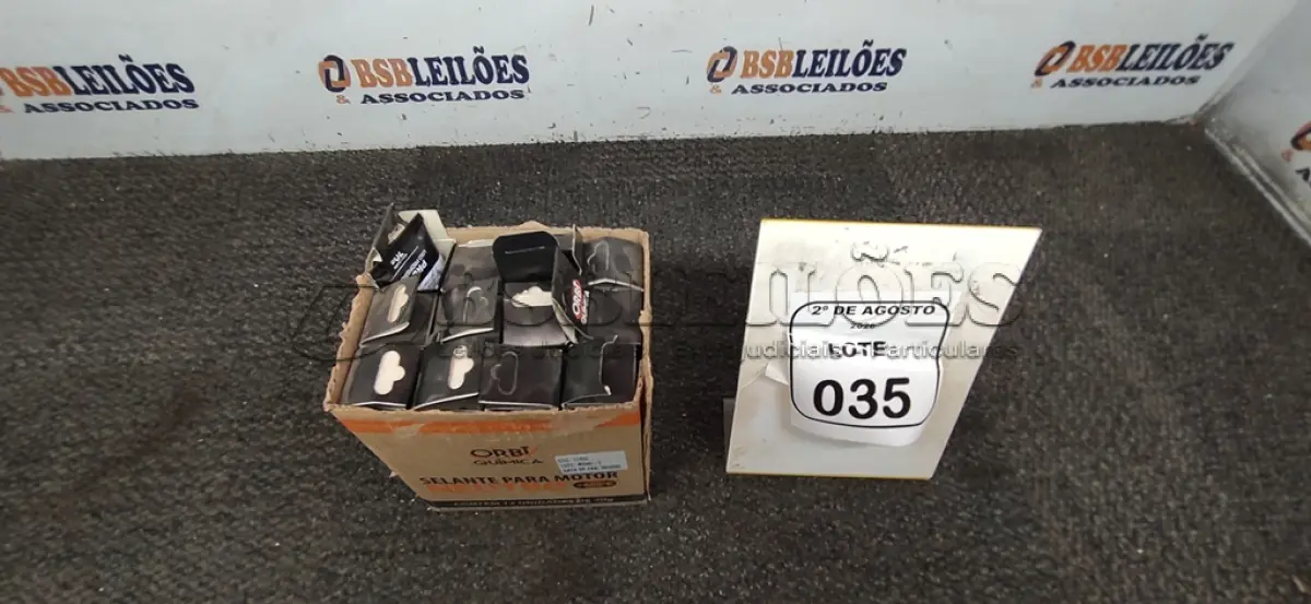 LOTE 035 - 12 BISNAGAS DE ADESIVO DE SILICONE NEUTRO PARA ALTAS TEMPERATURAS DE 70G MARCA ORBI QUÍMICA. (NO ESTADO) ATENÇÃO! FAZER A VISITAÇÃO ANTES DE ARREMATAR, NÃO SABEMOS SE FUNCIONA, LEILÃO NÃO TEM GARANTIA E NEM DEVOLUÇÃO, SUJEITO A POSSÍVEIS AVARIAS VISÍVEIS/OCULTAS E/OU AUSÊNCIA DE COMPONENTES.