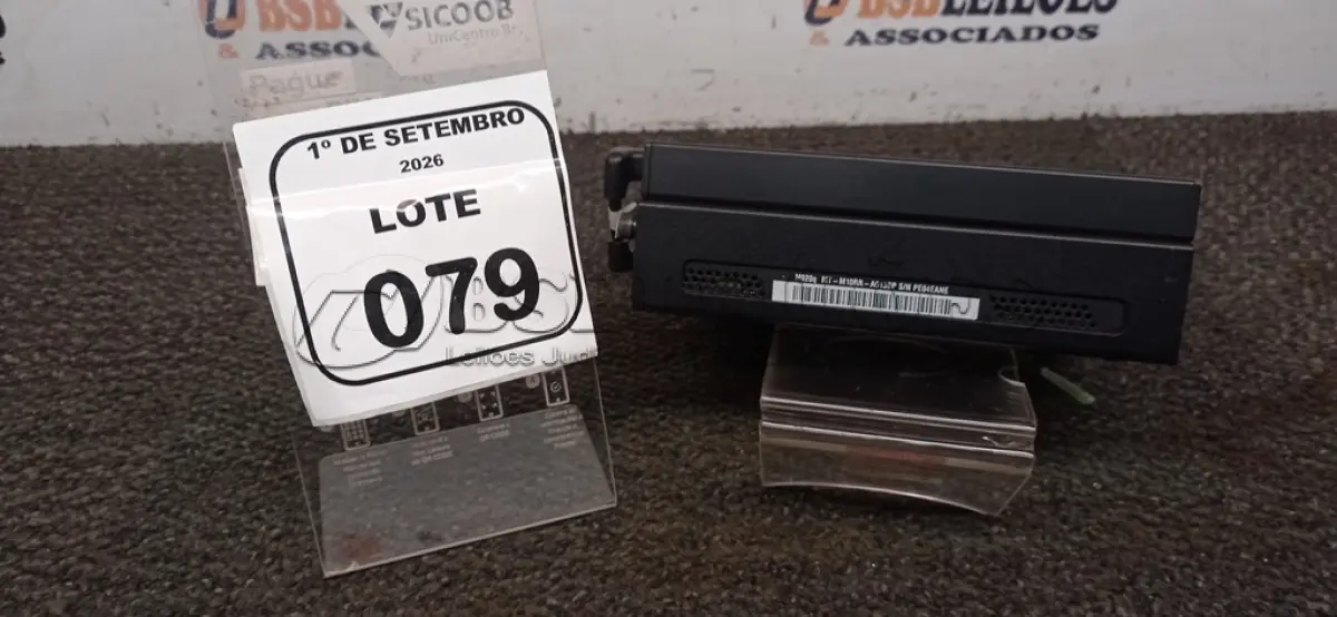 LOTE 079 - 01 MINI PC MODELO THINKCENTRE MARCA LENOVO. (NO ESTADO) ATENÇÃO! FAZER A VISITAÇÃO ANTES DE ARREMATAR, NÃO SABEMOS SE FUNCIONA, LEILÃO NÃO TEM GARANTIA E NEM DEVOLUÇÃO, SUJEITO A POSSÍVEIS AVARIAS VISÍVEIS/OCULTAS E/OU AUSÊNCIA DE COMPONENTES.