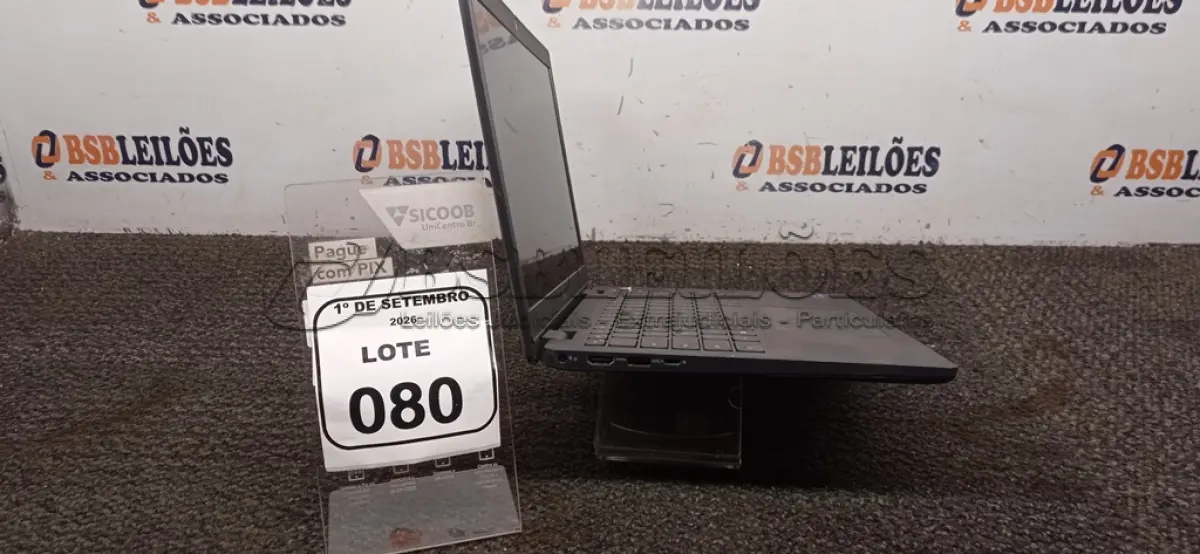 LOTE 080 - 01 NOTEBOOK MARCA DELL SEM FONTE. (NO ESTADO) ATENÇÃO! FAZER A VISITAÇÃO ANTES DE ARREMATAR, NÃO SABEMOS SE FUNCIONA, LEILÃO NÃO TEM GARANTIA E NEM DEVOLUÇÃO, SUJEITO A POSSÍVEIS AVARIAS VISÍVEIS/OCULTAS E/OU AUSÊNCIA DE COMPONENTES.