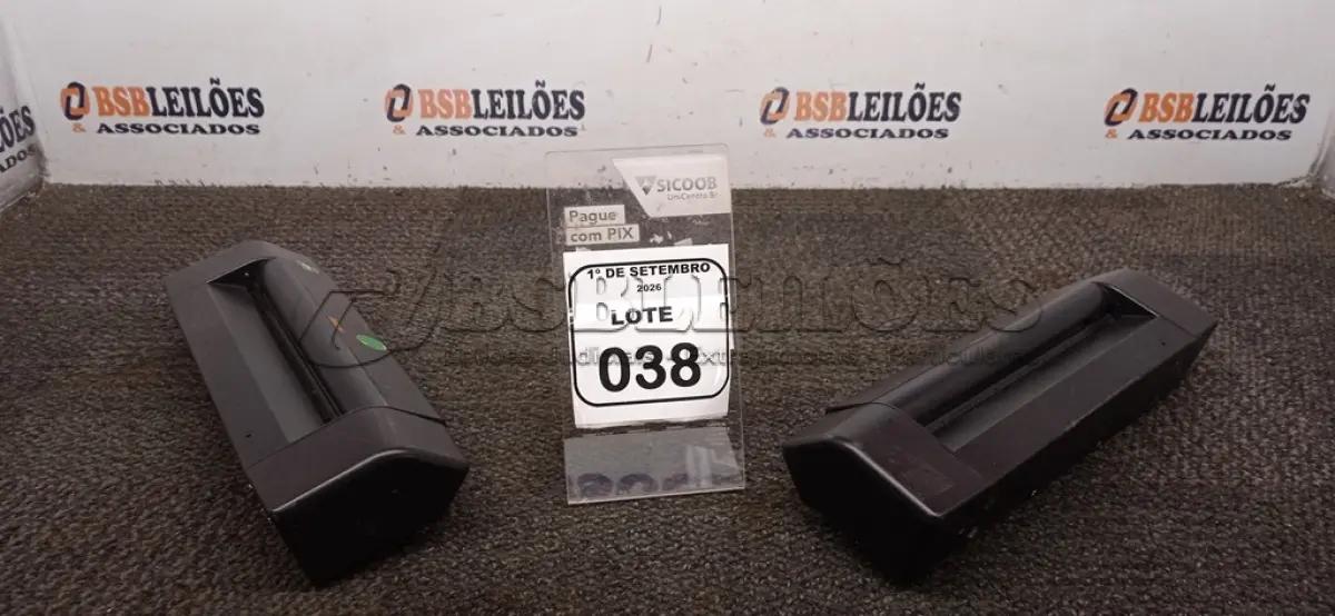LOTE 038 - 02 SCANNERS DE DOCUMENTO MARCA BANCOR. (NO ESTADO) ATENÇÃO! FAZER A VISITAÇÃO ANTES DE ARREMATAR, NÃO SABEMOS SE FUNCIONA, LEILÃO NÃO TEM GARANTIA E NEM DEVOLUÇÃO, SUJEITO A POSSÍVEIS AVARIAS VISÍVEIS/OCULTAS E/OU AUSÊNCIA DE COMPONENTES.